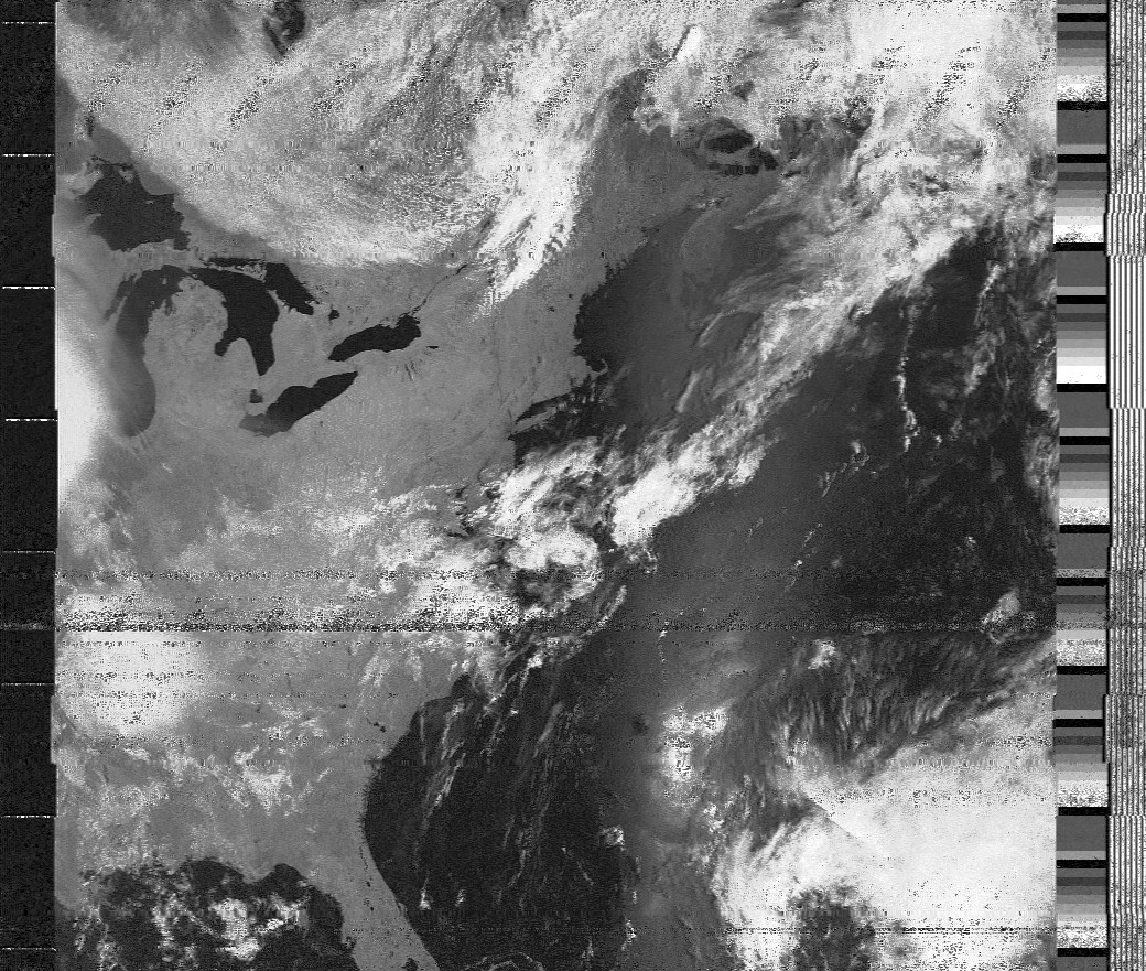 NOAA 19 Decoded Image